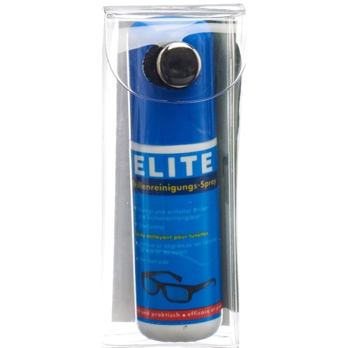 Elite glasses cleaning set spray + microfiber cloth buy online