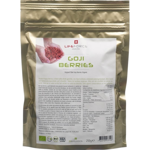 Goji Berries Getrocknet Beutel 250g buy online