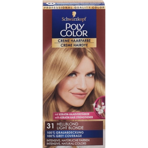 Polycolor Creme Haarfarbe 31 Hellblond 90ml buy online