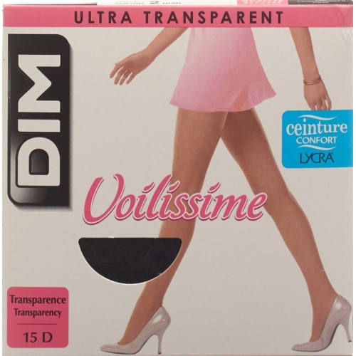 Dim Voilissime Strumpfh Transparent T2 Schwarz 1 Paar buy online