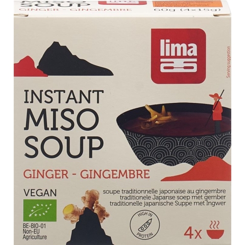 Lima Suppe Miso Instant Ingwer 4x 15g buy online