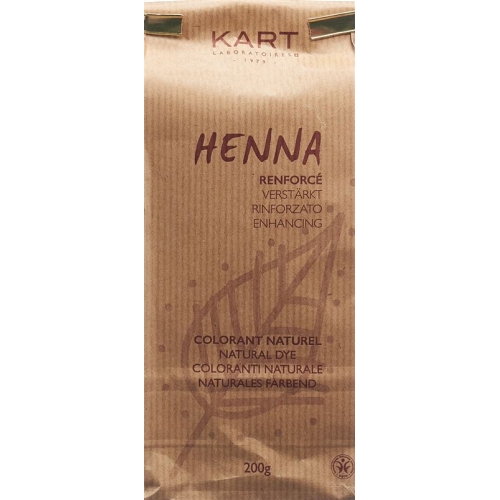 Kart Henna Pulver Verstärkt Sachet 200g buy online