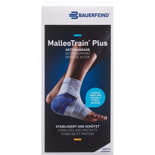 MalleoTrain Plus Aktivbandage Sprunggelenk Grösse 2 Links Titan buy online