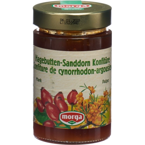 Morga Hagebutten-Sanddorn Konfitüre 350g buy online