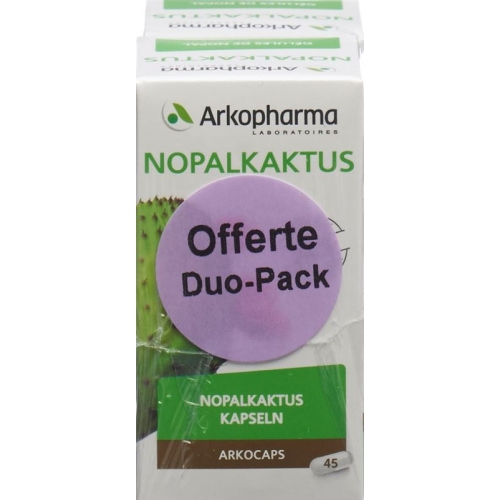 Arkocaps Nopalkaktus Kapseln Duo 2x 45 Stück buy online