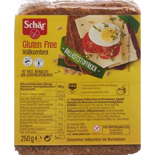 Schär Solena Vollkornbrot Glutenfrei 250g buy online