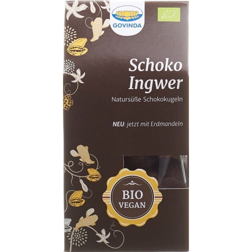 Govinda Schoko Ingwer Kugeln Bio Box 120g buy online