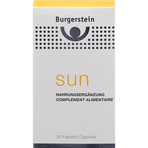 Burgerstein sun capsules 30 pieces buy online