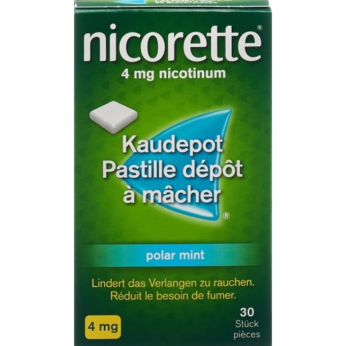 Nicorette Polar Mint Kaudepots 4mg 30 Stück buy online