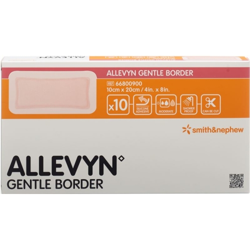 Allevyn Gentle Border Wundverba 10x20cm 10 Stück buy online