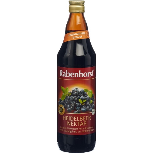 Rabenhorst blueberry nectar Bio 750 ml buy online