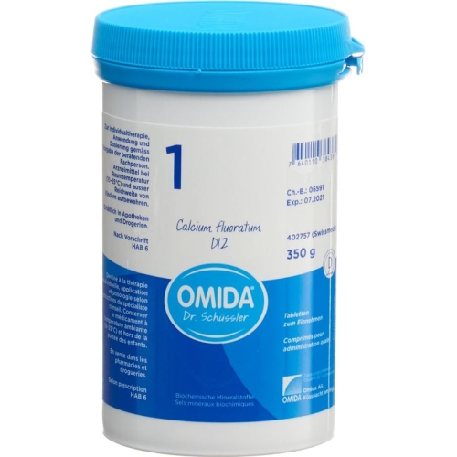 Omida Schüssler No1 Cal Fluor Tabletten D 12 350g buy online