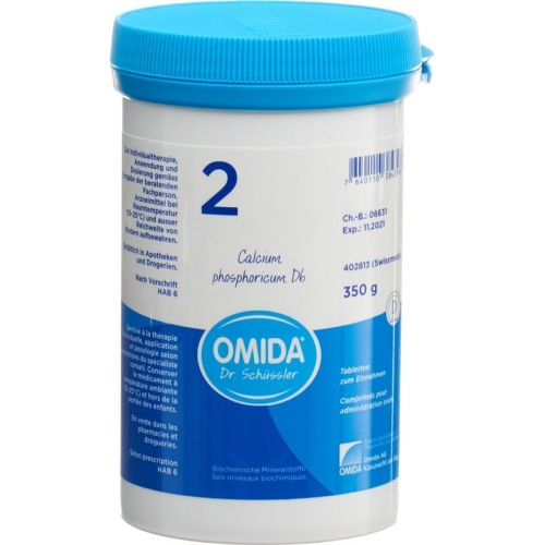 Omida Schüssler No2 Calc Phos Tabletten D 6 350g buy online