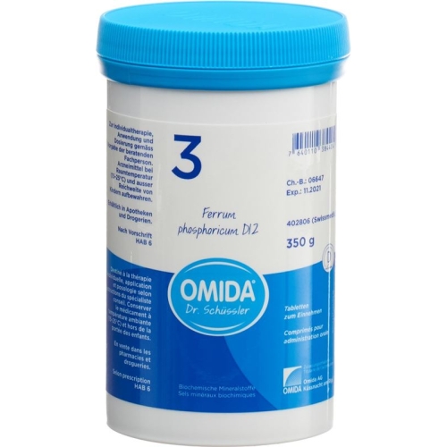 Omida Schüssler No3 Ferr Phos Tabletten D 12 350g buy online