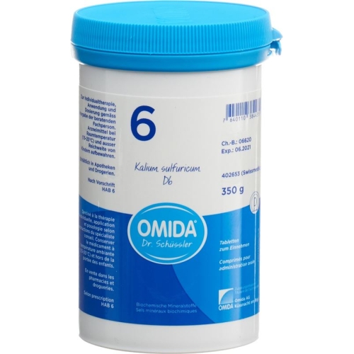 Omida Schüssler No6 Kal Sulf Tabletten D 6 350g buy online