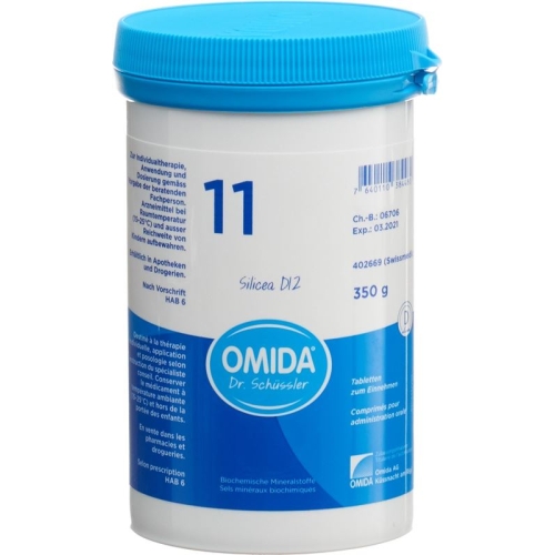 Omida Schüssler No11 Silicea Tabletten D 12 350g buy online