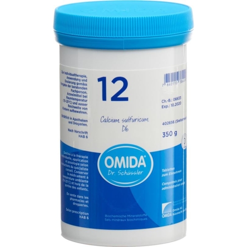 Omida Schüssler No12 Cal Sulf Tabletten D 6 350g buy online