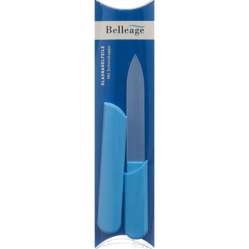 Belleage glass nail file small with protective cap buy online