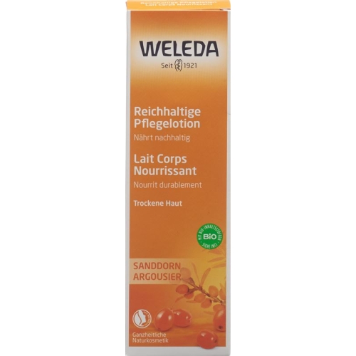 Weleda Sanddorn Reichhaltige Pflegelotion 200ml buy online