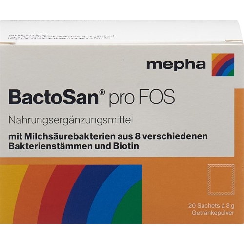 BactoSan Pro FOS sachets 20x 3g buy online