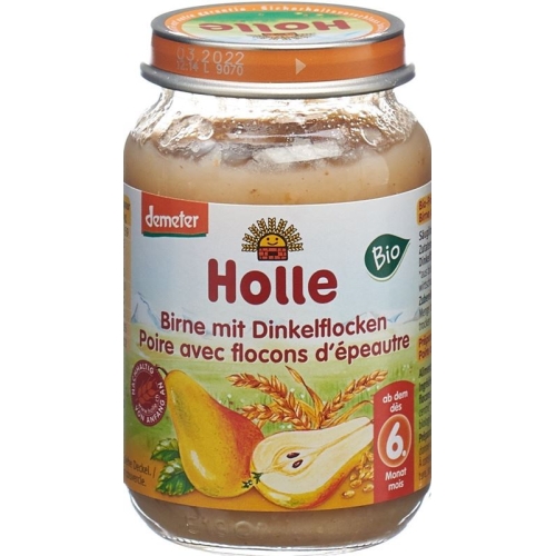 Holle Pear with Spelt Flakes from the 6th month Bio 190g buy online