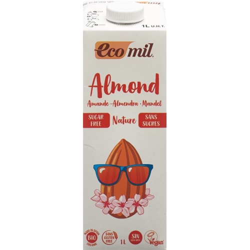 Ecomil Mandelmilch Drink ohne Zucker Bio 1L buy online