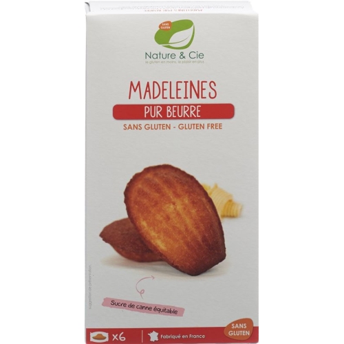 Nature&cie Madeleines Butter Glutenfrei 6x 25g buy online