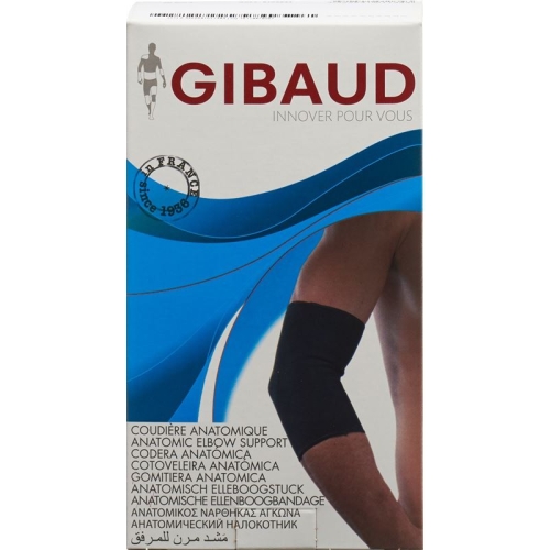 Gibaud Ellenbogenbandage Anatom M 25.5-28.5cm Schwarz buy online