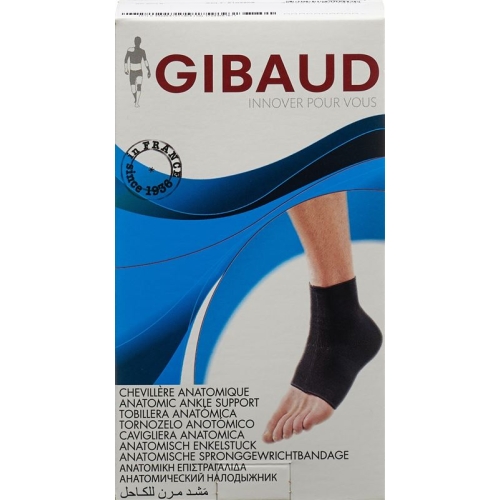 Gibaud Sprunggelenkbandage Anat M 21.5-24.5cm schwarz buy online