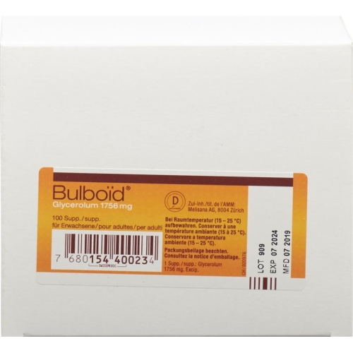 Bulboid 100 Zäpfchen für Erwachsene buy online