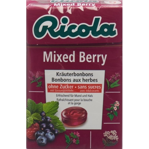 Ricola Mixed Berry Kräuterbonbons ohne Zucker Box 50g buy online