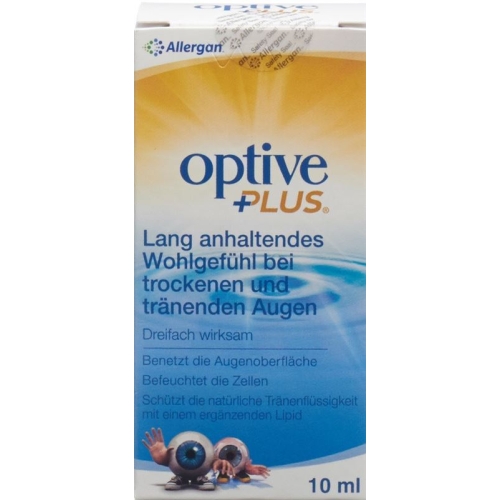 Optive Plus Augentropfen Dreifache Wirkung 10ml buy online