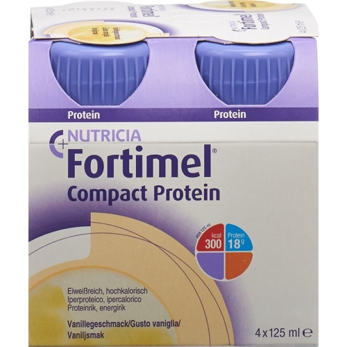 Fortimel Compact Protein Vanille 4x 125ml buy online