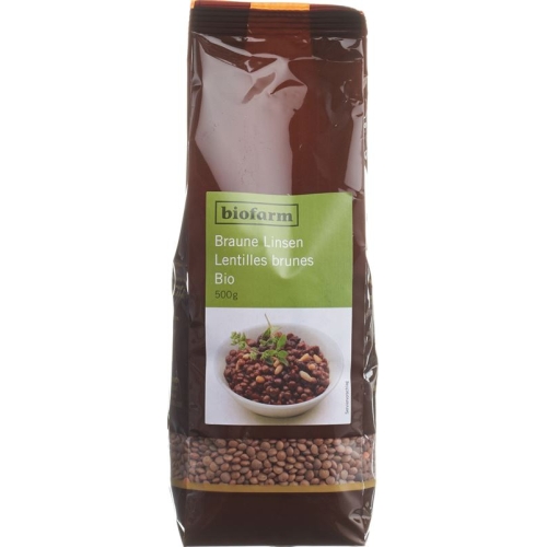 Biofarm Braune Linsen Bio 500g buy online