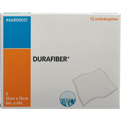 Durafiber Wundauflage 15x15cm Steril 5 Stück buy online