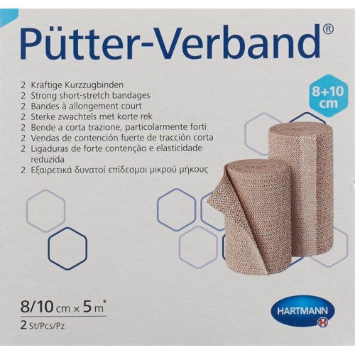 Puetter Verband 8/10cmx5m 2 Stück buy online