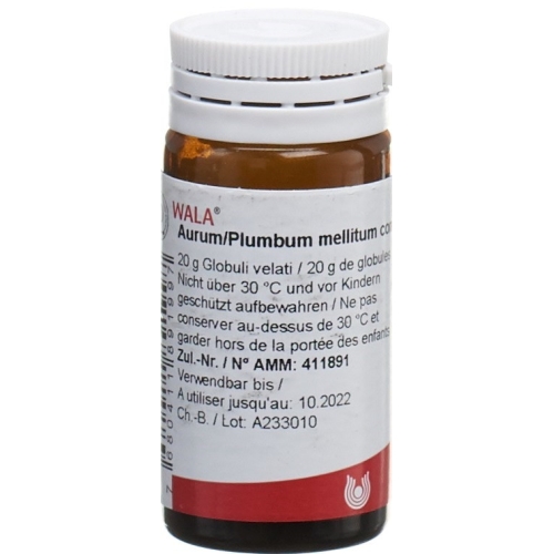 Wala Aurum/plumbum Mellitum Comp Globuli 20g buy online