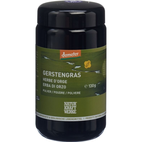 Naturkraftwerke Gerstengras Pulver Demeter 130g buy online