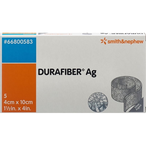 Durafiber Ag Wundauflage 4x10cm Steril 5 Stück buy online