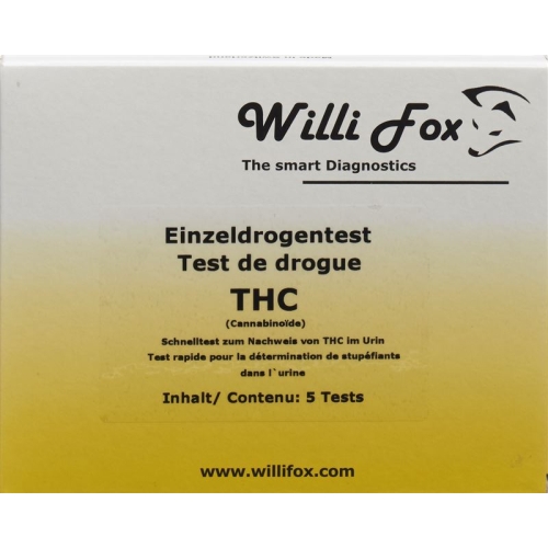 Willi Fox drug test THC single urine 5 pcs buy online