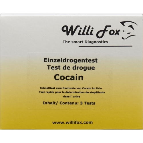 Willi Fox drug test cocaine individual urine 3 pcs buy online