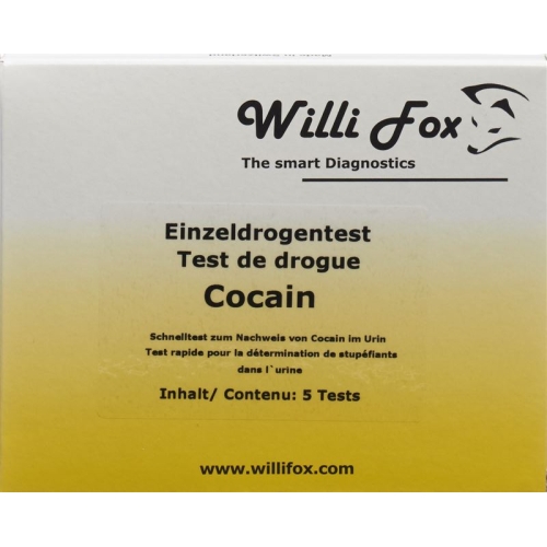 Willi Fox drug test cocaine individual urine 5 pcs buy online