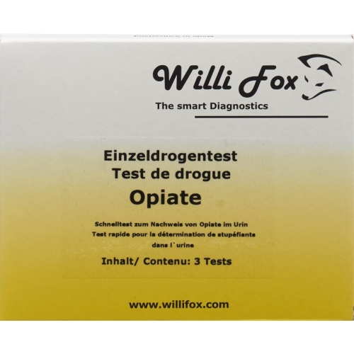 Willi Fox drug test opiates single urine 3 pcs buy online