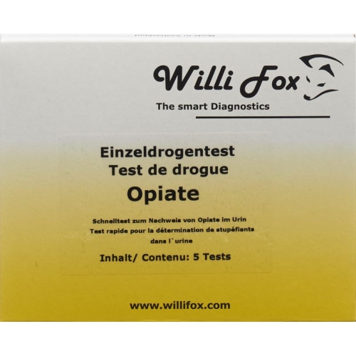 Willi Fox drug test opiates single urine 5 pcs buy online