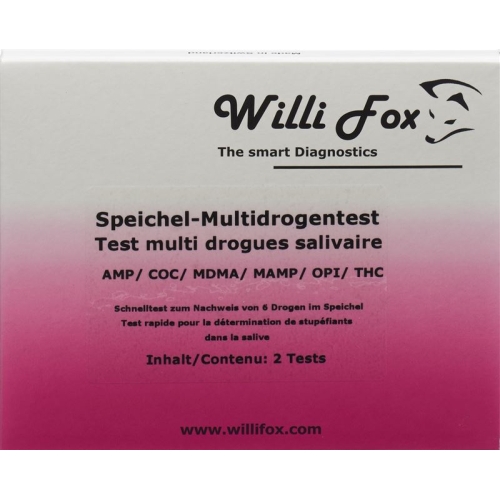 Willi Fox drug test saliva drug Multi 6 2 pcs buy online