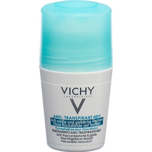 Vichy Deodorant Anti-Transpirant 48H Roll-On Anti Weisse und Gelbliche Flecken 50ml buy online