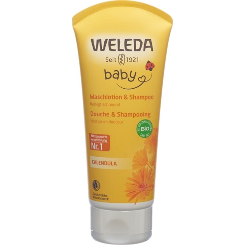 Weleda Baby Calendula Waschlotion & Shampoo 200ml buy online