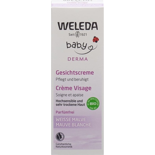 Weleda Baby Derma Weisse Malve Gesichtscreme 50ml buy online