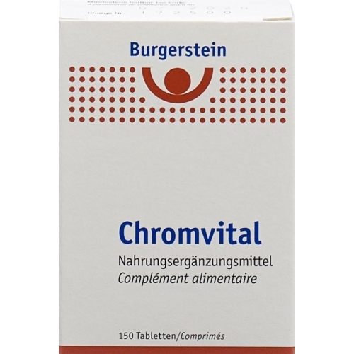 Burgerstein Chromvital 150 tablets buy online