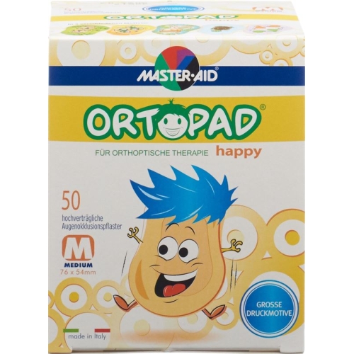 Ortopad Happy Occlusionspflaster Medium 50 Stück buy online